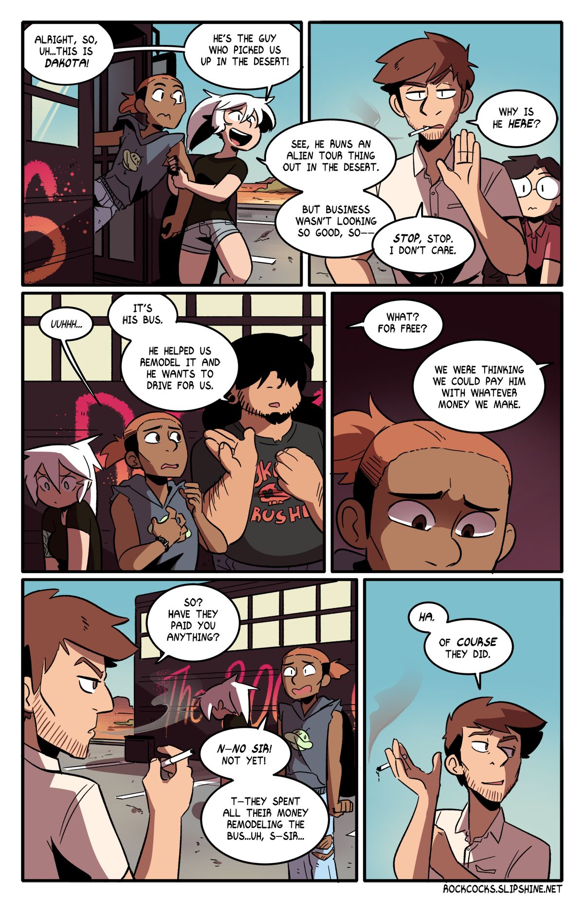The Rock Cocks - Track 9: Bad Vibes page 3 full