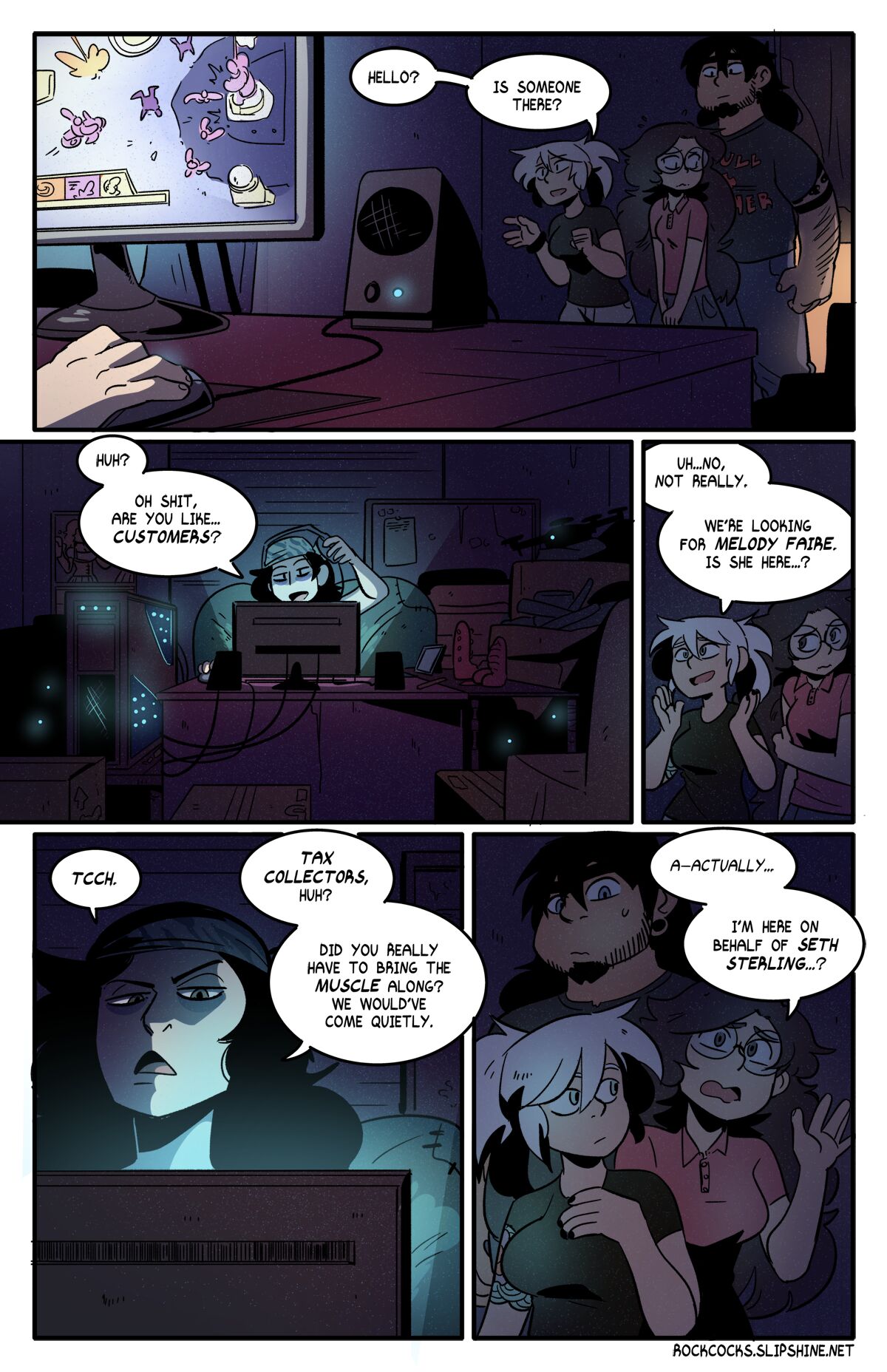 The Rock Cocks - Track 9: Bad Vibes page 9 full
