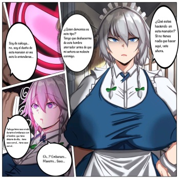 [Chokai]El tío de la hipnosis quiere que Sakuya quede embarazada! [Touhou Project] [Fumo Scan] cover