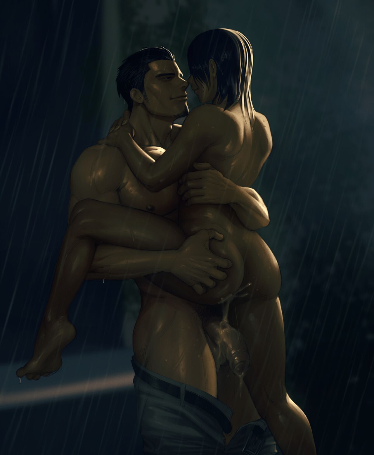 Kiryu Kazuma fuckin' u in the rain 😳 page 6 full
