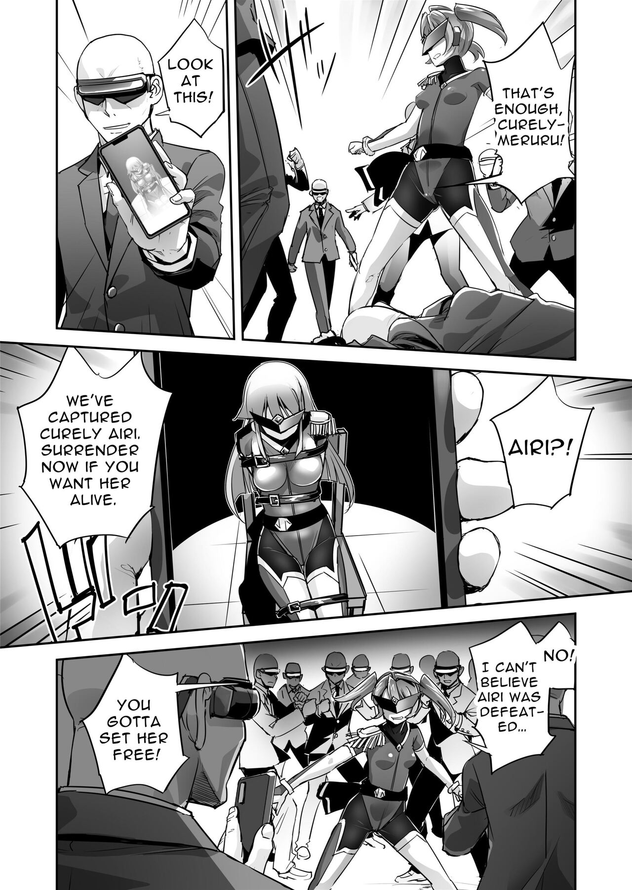 Enhyou Souki Twin Curely Yuri Heroine wa Otoko no Chinpo ni Haiboku suru Zenpen page 12 full