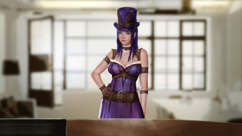[Firolian] Reward 46 - Piltover (Officer Caitlyn, Jinx) [Raw Illustration] cover