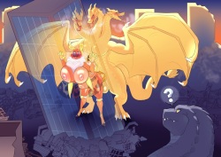 Ghidorah's Acting Funny!