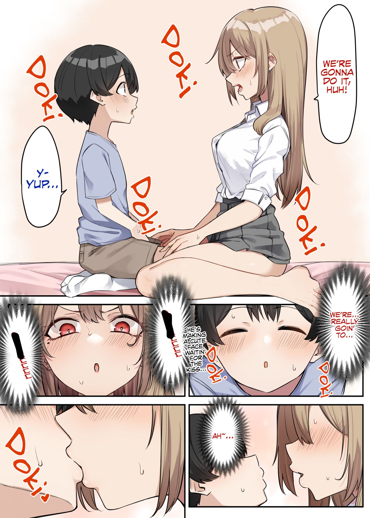 Gal-JK OneShota 4.5 - 5.1 | Gyaru JK Onee x Shota 4.5 - 5.1 page 11 full