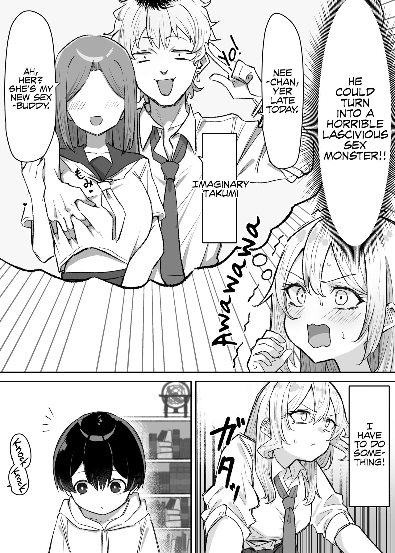 Gal-JK OneShota 4.5 - 5.1 | Gyaru JK Onee x Shota 4.5 - 5.1 page 3 full