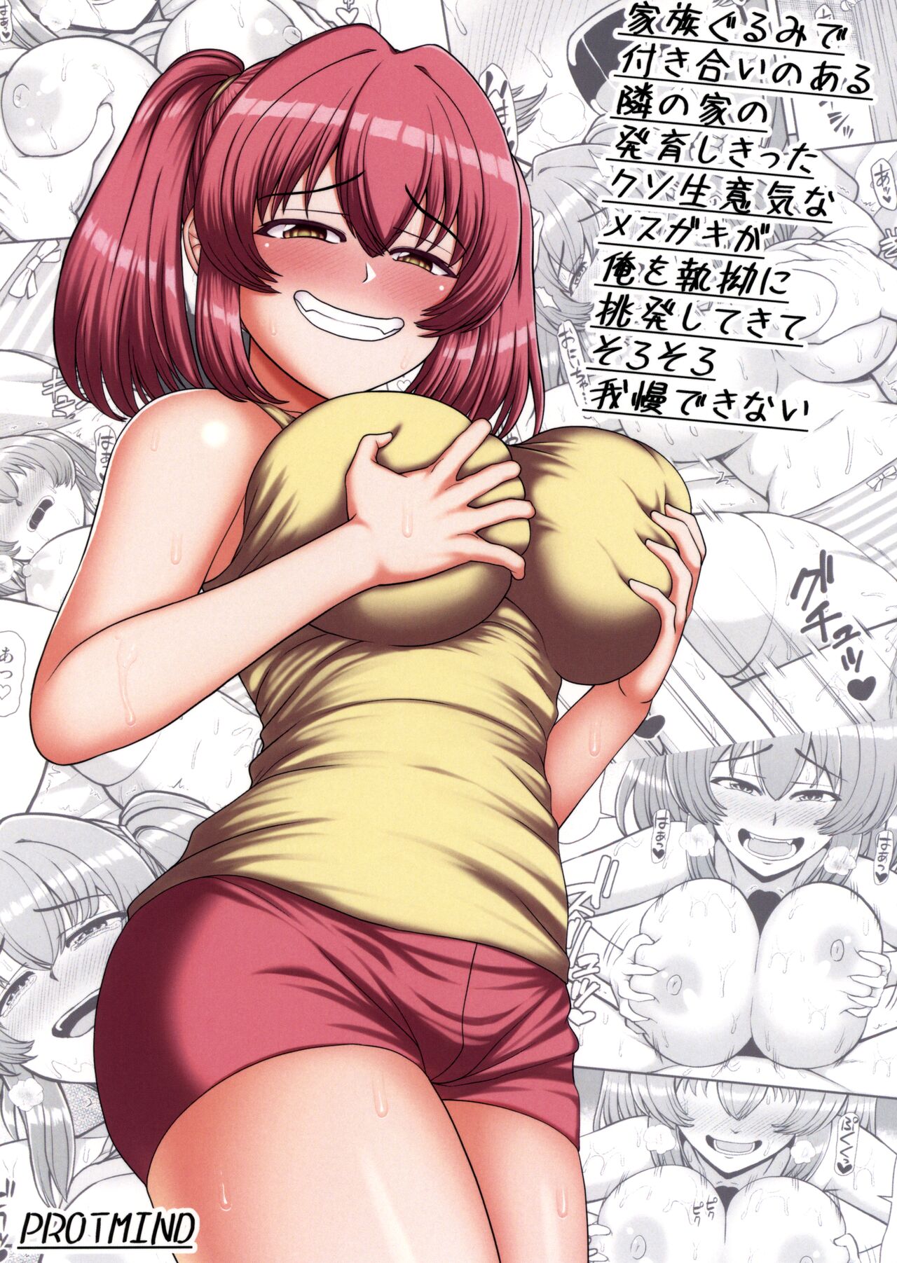 Kazokugurumi de Tsukiai no Aru Tonari no Ie no Hatsuiku shikitta Kuso Namaiki na Mesugaki ga Ore o Shitsuyou ni Chouhatsu shite kite Sorosoro Gaman dekinai. | 가족끼리 친하게 지내는 옆집의 개건방진 암컷 꼬맹이가 나를 집요하게 도발해와서 더는 참을 수 없다 page 1 full