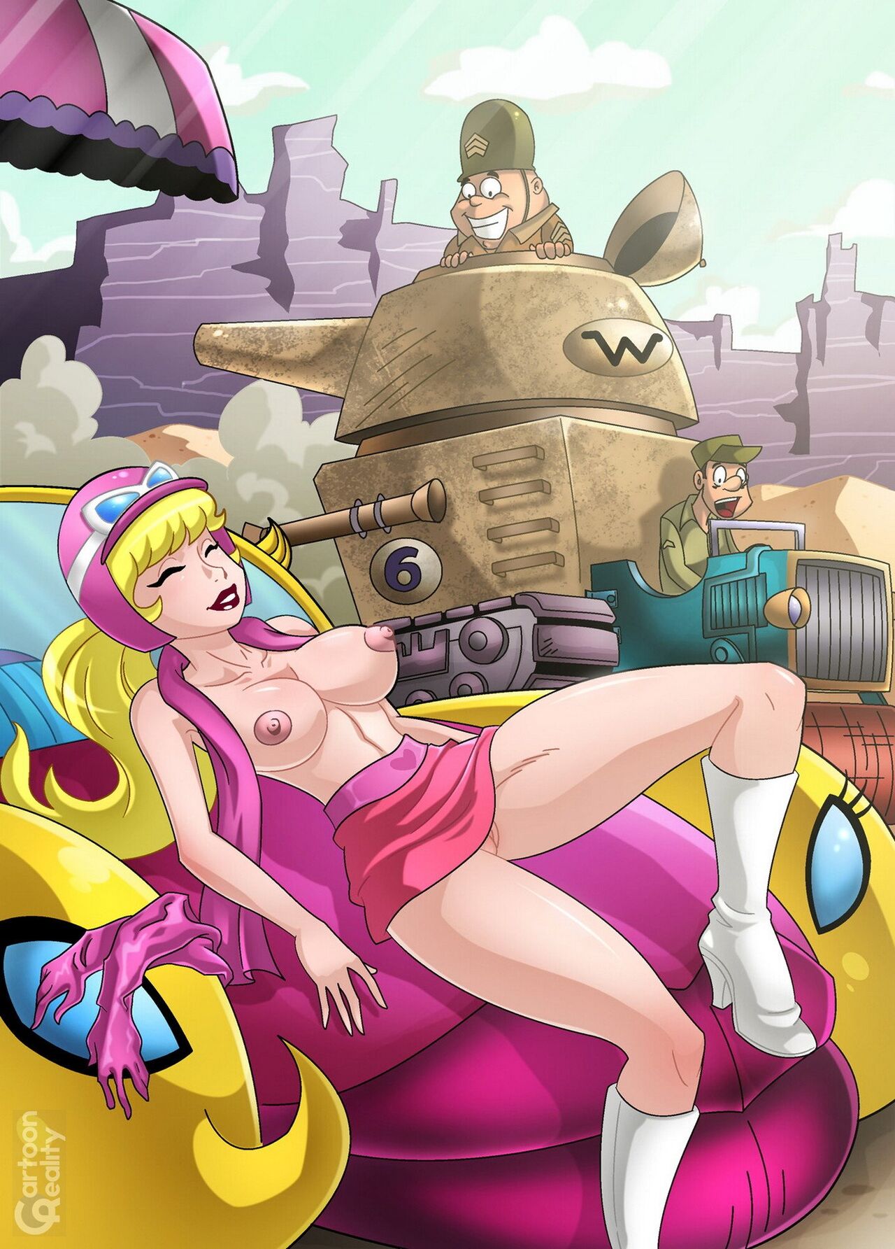 Cartoon Reality - Perils of Penelope Pitstop page 7 full