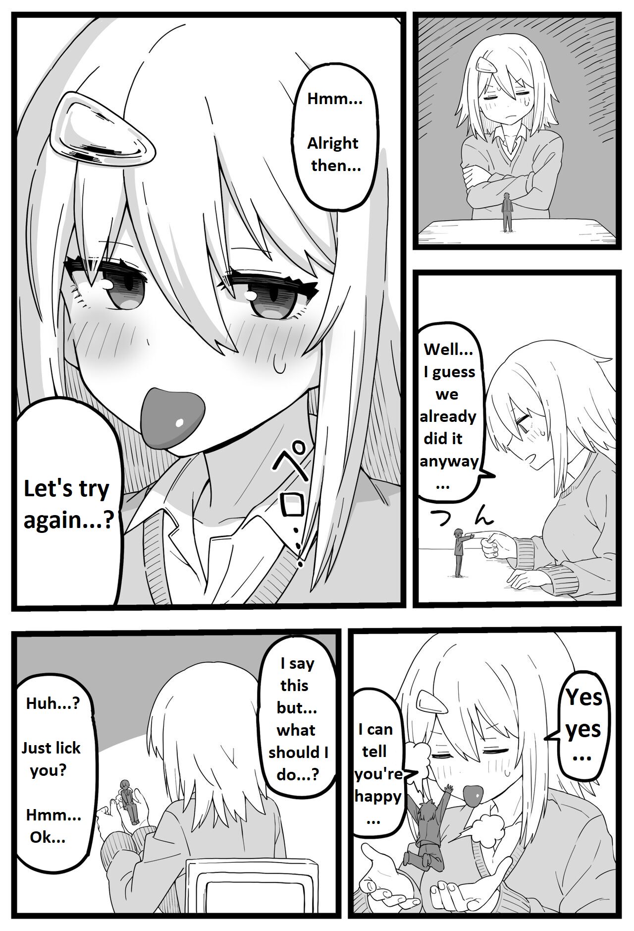 shiheki Manga about a girl who really wants to be eaten by a girl page 10 full