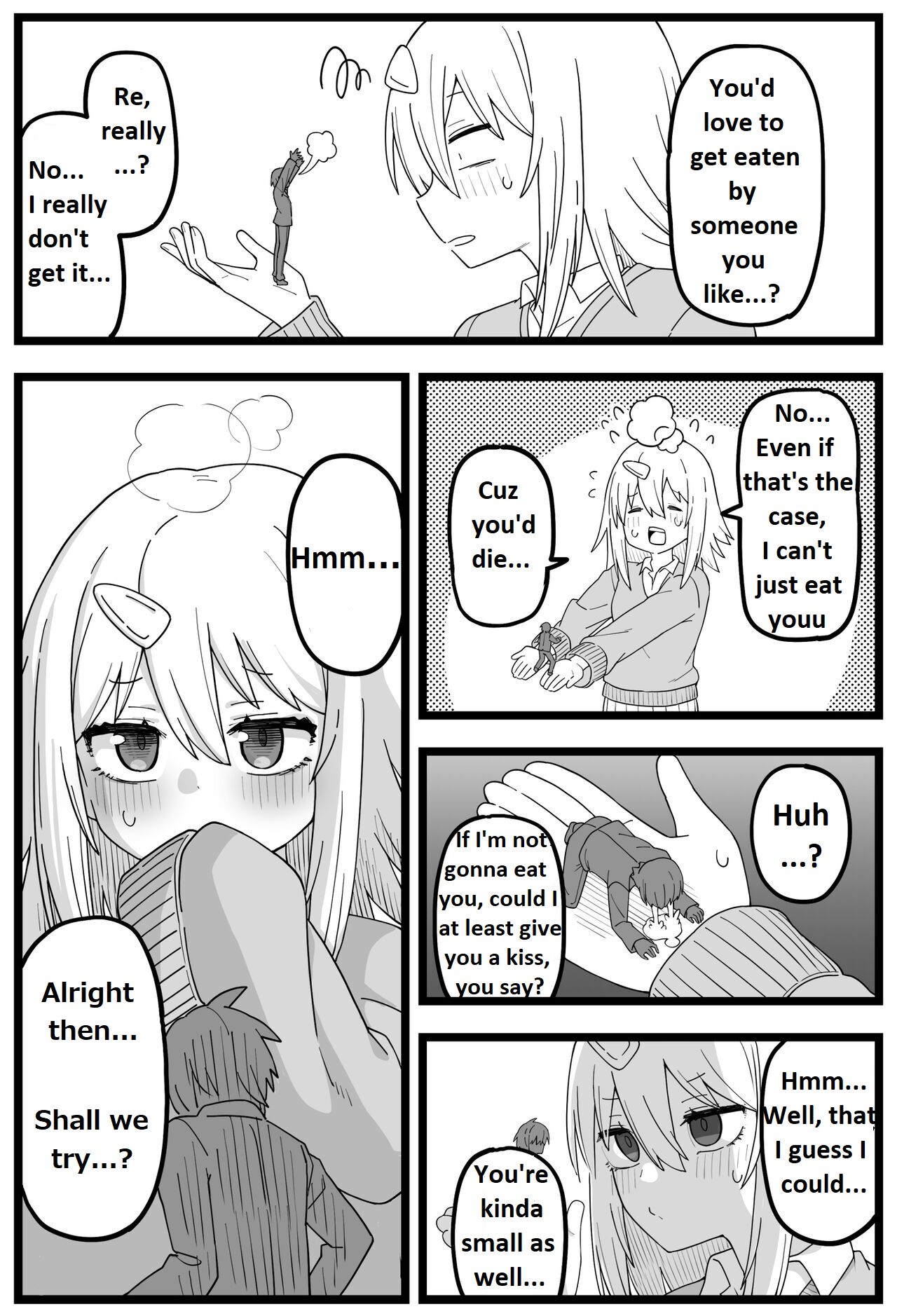 shiheki Manga about a girl who really wants to be eaten by a girl page 5 full