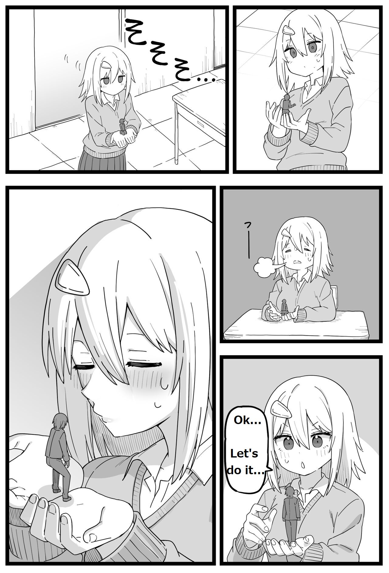 shiheki Manga about a girl who really wants to be eaten by a girl page 6 full