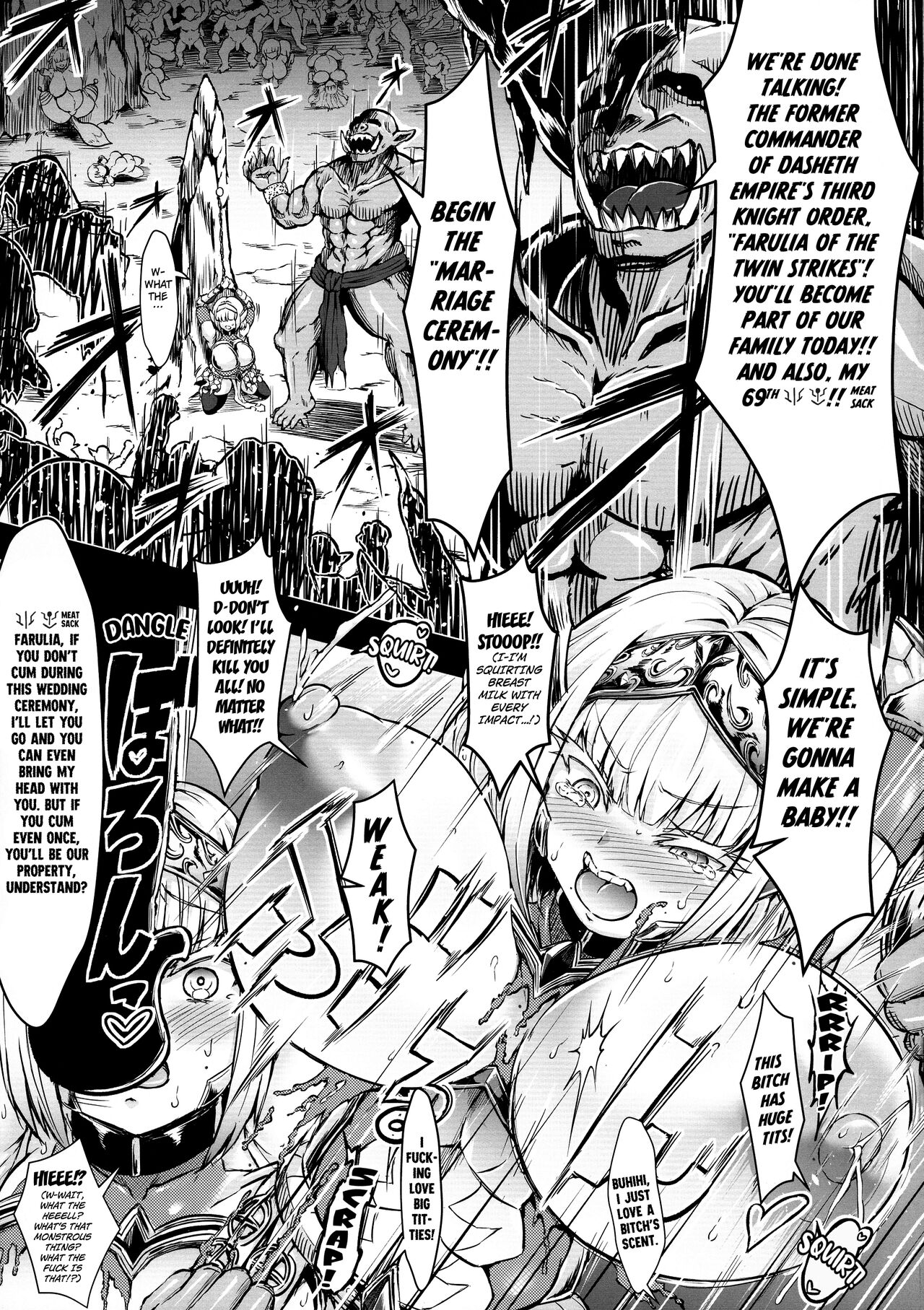 GUND CUNNUM vol. 4 Shussan Bokujou Kokuin no Onna Kishi  Netorare-hen page 11 full