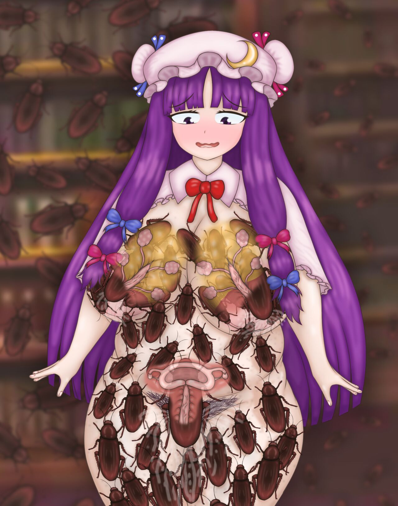 💜 Patchouli's library is so dirty that there are cockroaches page 6 full