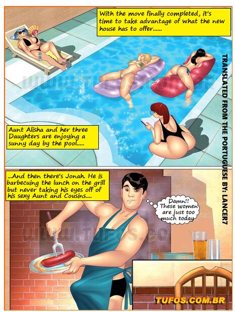 Tia, Prima & Cia #3 - Satisfying Their Hunger With Sausage page 2 full