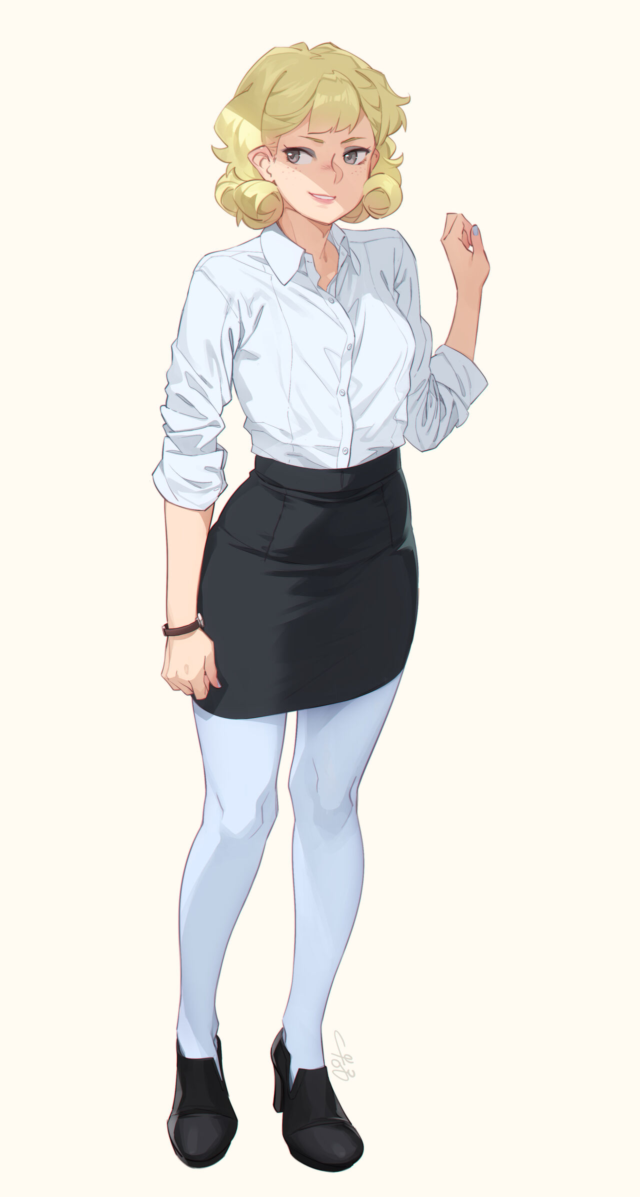 Office Girls Parade 1-2 page 8 full