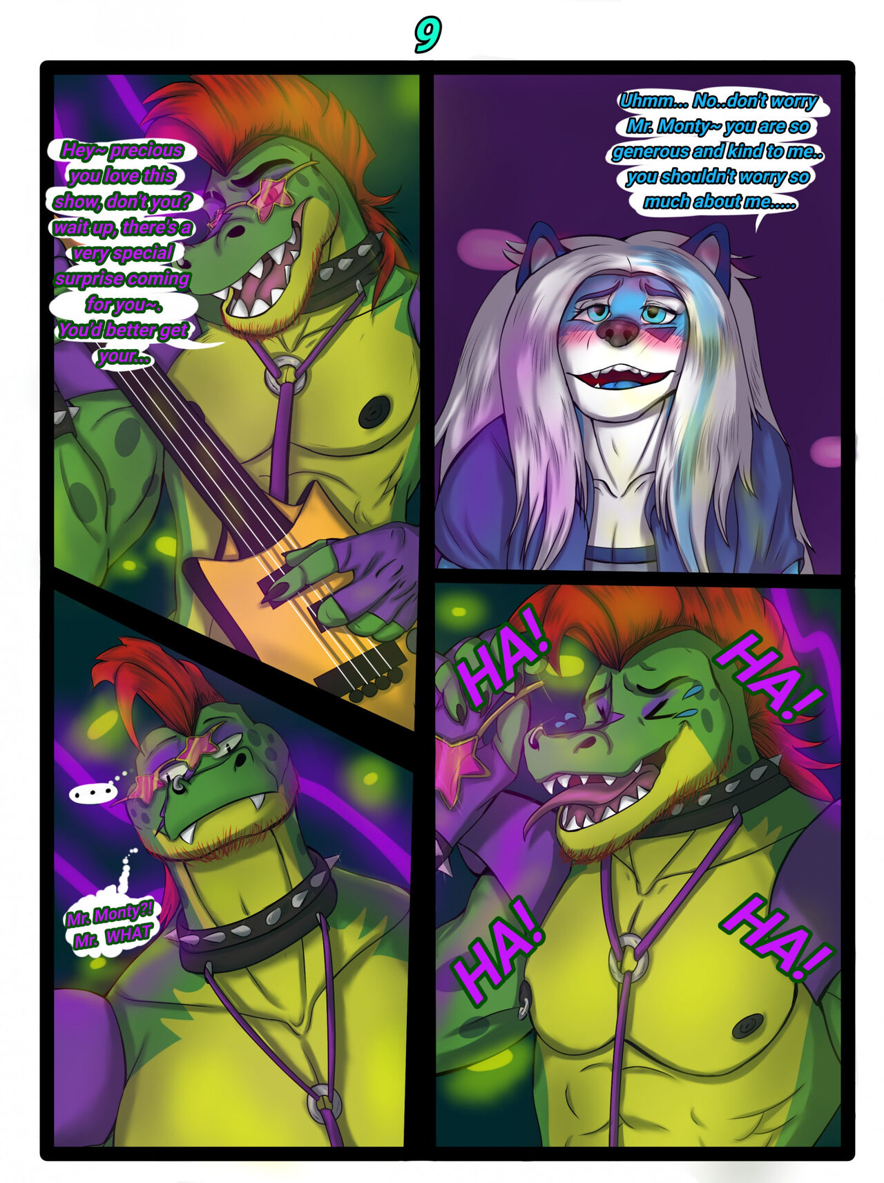 Neon Fun Night 🍑🍆💧💧 page 10 full