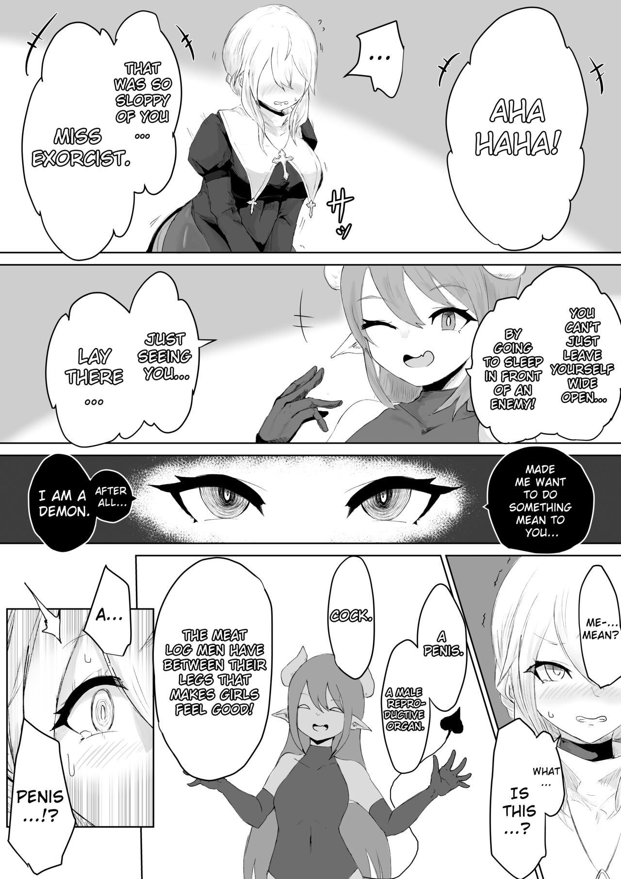 Exorcist no Haiboku Succubus to Futanari Hen | Exorcist's Defeat ~ Futanari x Succubus Story ~ page 11 full