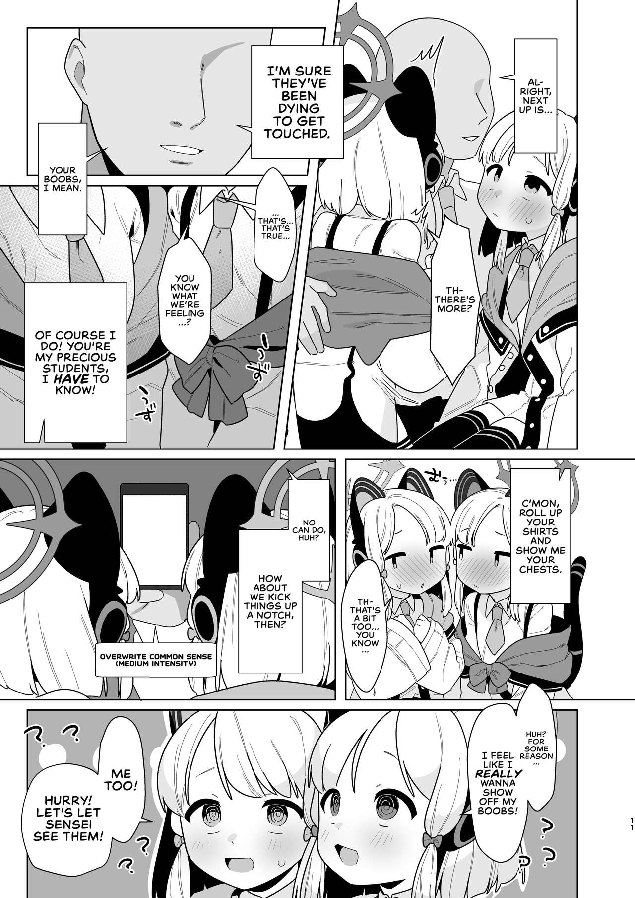 BluArch Saimin-bu 2 ~Saiba Midori & Momoi Hen~ | The Blue Archive Mind Control Club ~Gamer Twins Chapter~ page 10 full