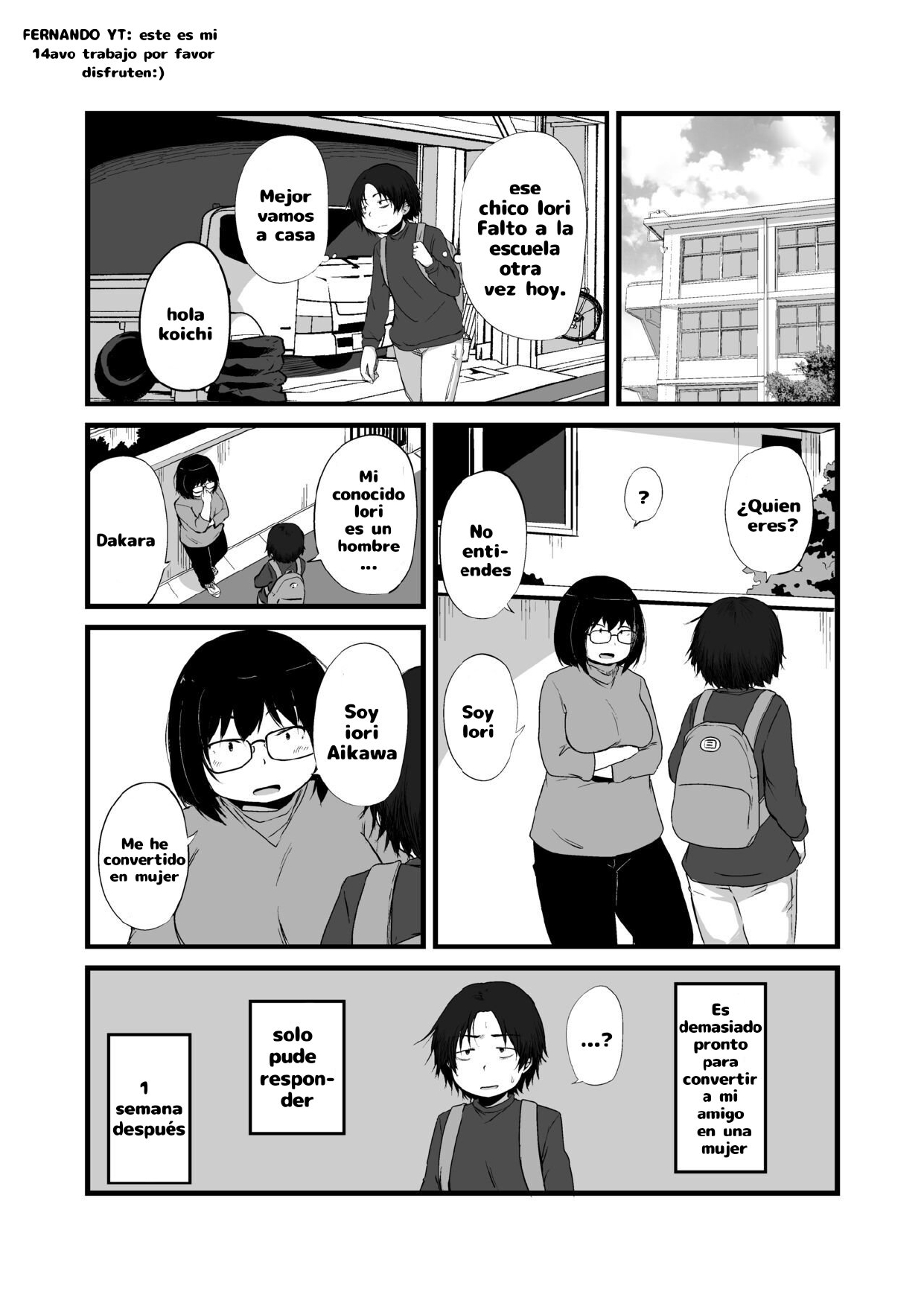 Tomodachi ga TS Shite Jimi-gao Kyonyuu ni Natta page 2 full