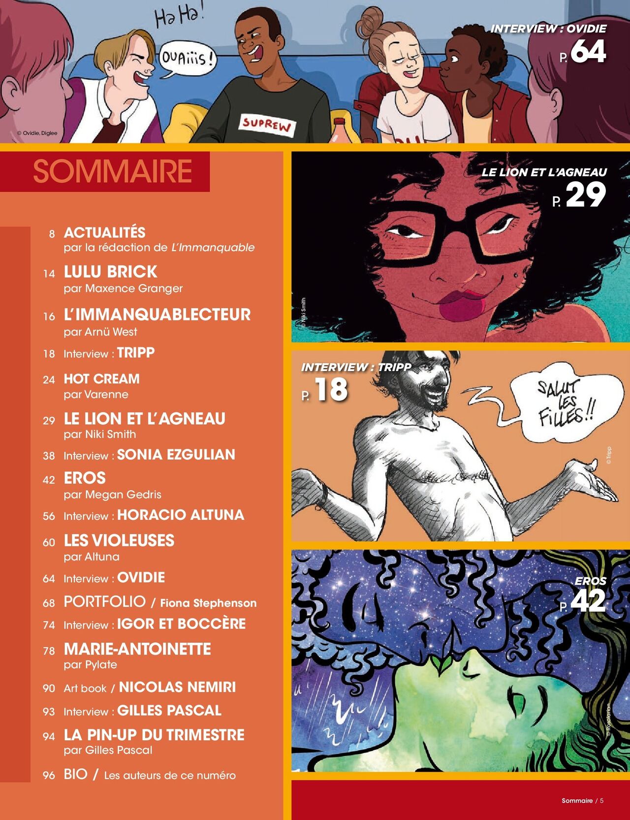 L'Immanquable H.S. Spécial Érotisme N°17 - Gourmandises page 5 full
