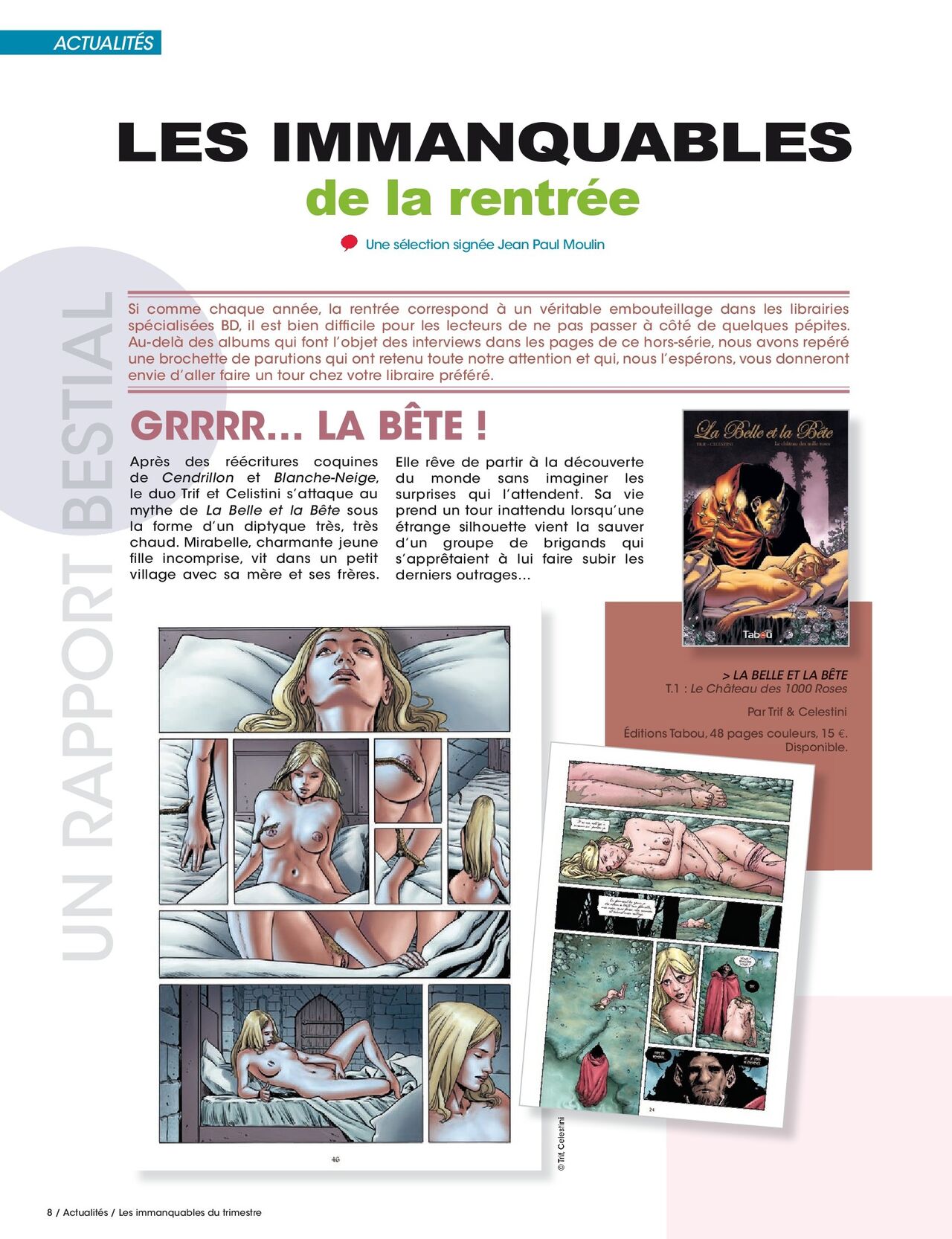 L'Immanquable H.S. Spécial Érotisme N°17 - Gourmandises page 8 full