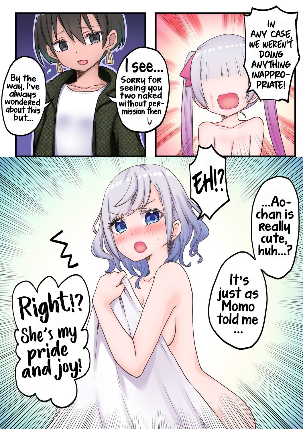 Futago Shimai-chan no Yuri Seikatsu  | Twin Sisters' Yuri Life page 8 full