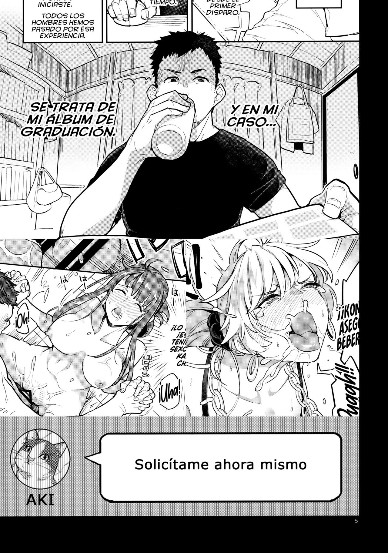 Doukyuusei Fuuzoku 2 | Prostitutas de Clase 2 page 4 full