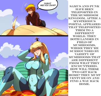 Samus in the Mushroom Kingdom [Nightingale122] cover