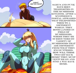 Samus in the Mushroom Kingdom