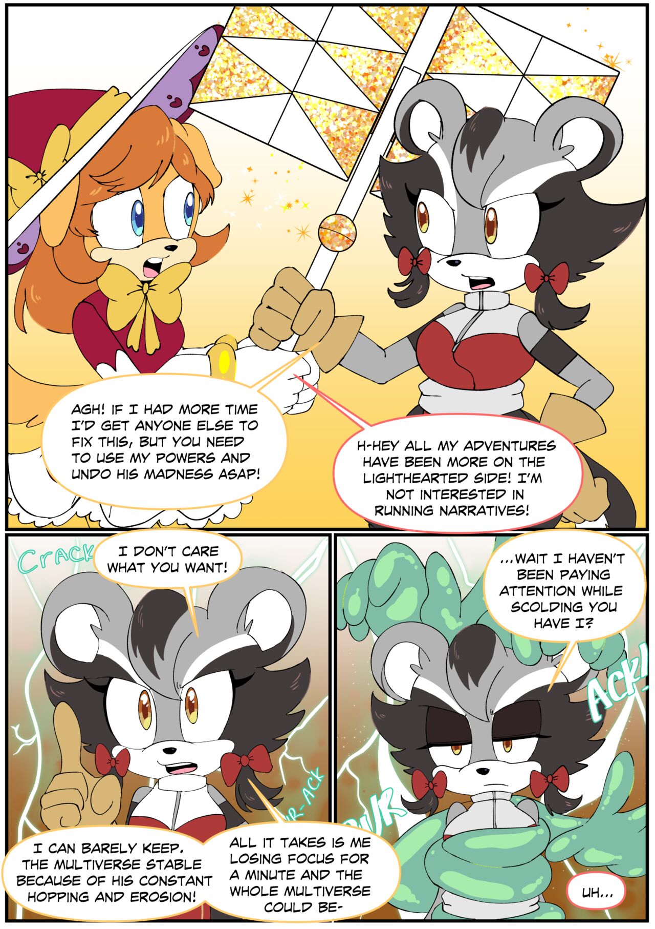 Gotta Girl Fast #6: Into the Fluffy-Verse page 12 full