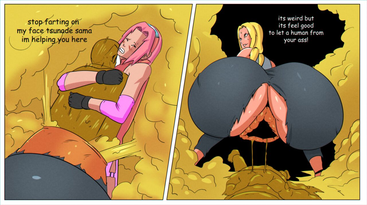 Tsunade's Fart Flop - Naruto page 12 full