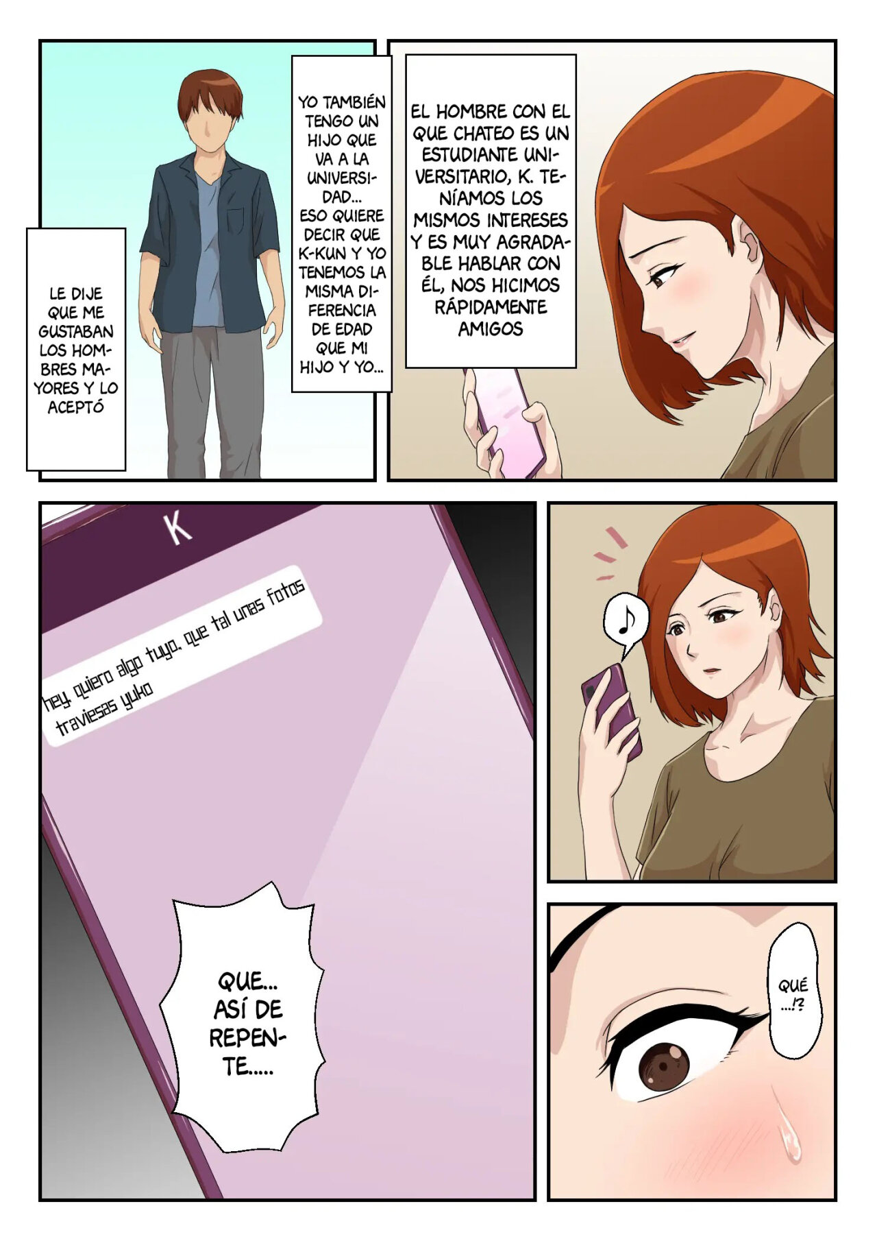 La persona que conoci en la aplicacion era mi madre 1-2 page 3 full