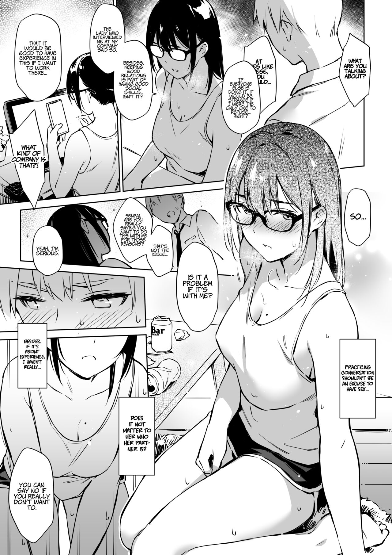 Commushou Senpai to no SEX Simulation | Sex Simulation with My Senpai Who Can't Communicate page 7 full
