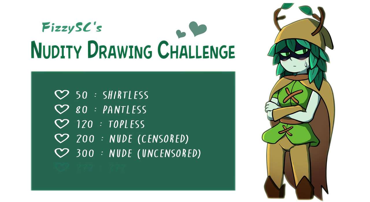 Nudity Drawing Challenge 1, 2, & 3 page 1 full