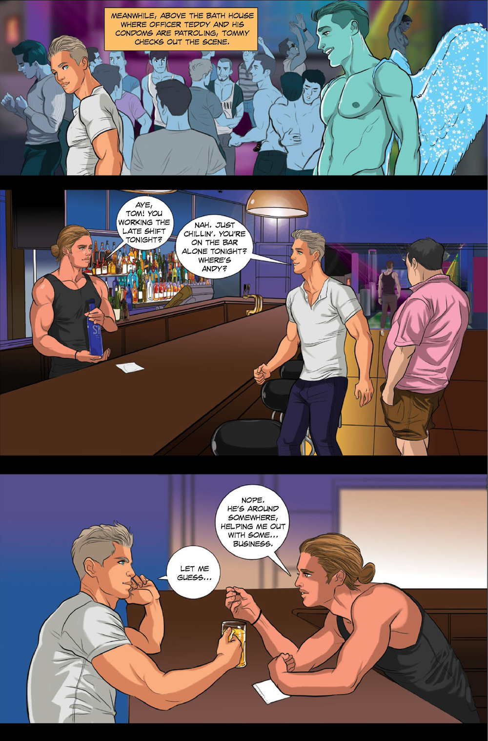 Tales of the Naked Knight #1: Club Story 1 page 11 full