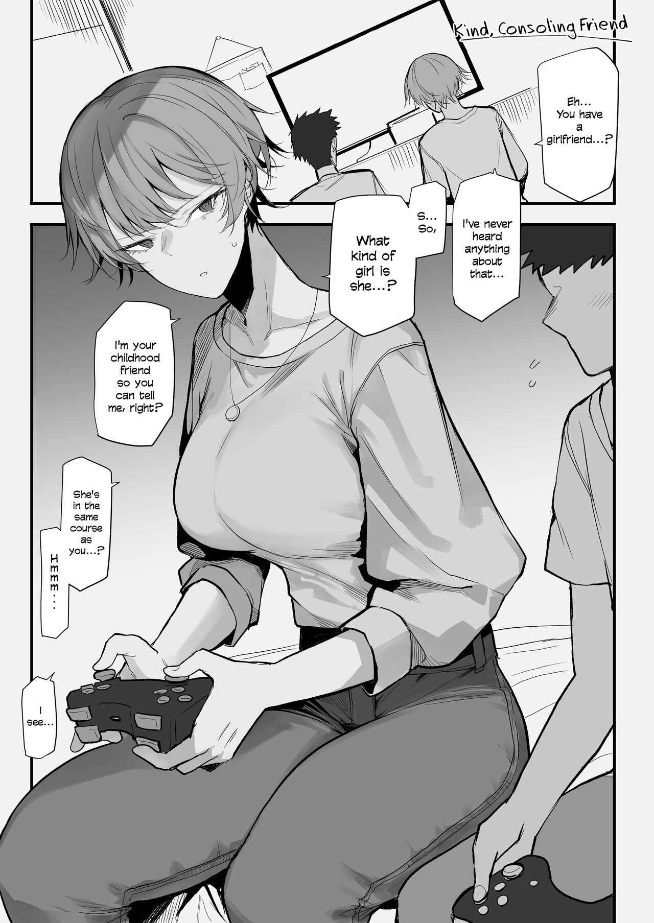 Furareta Toki Nagusamete Kureru Yasashii Tomodachi | My Caring Friend Who Comforted Me When I Was Dumped page 1 full