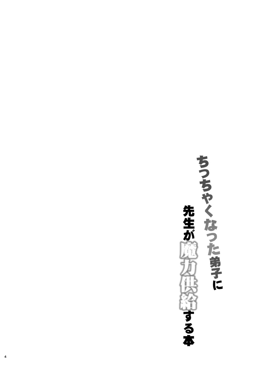 Chicchaku Natta Deshi ni Sensei ga Maryoku Kyoukyuu Suru Hon page 3 full