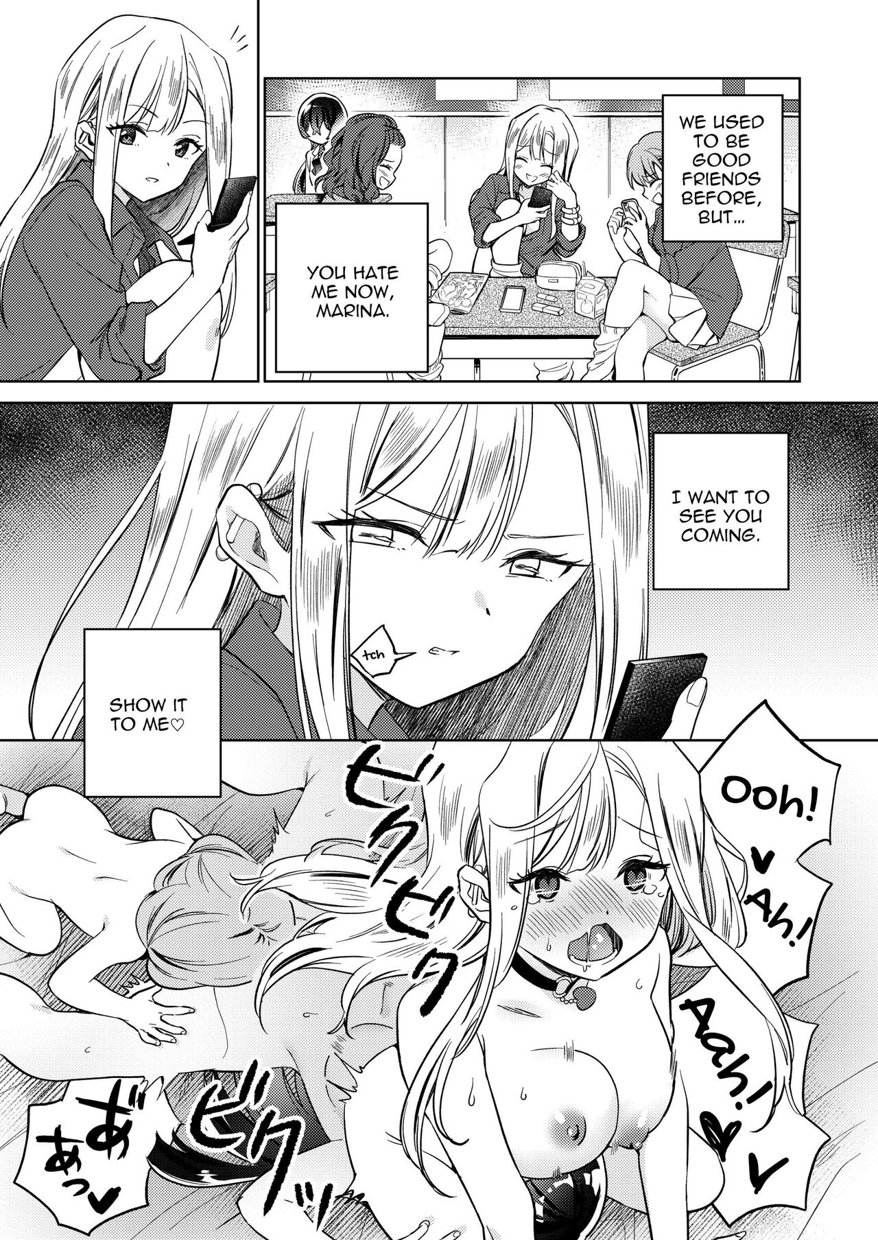 Minna de Ecchi na Yurikatsu Appli ~Ee!? Kono Naka ni Kakattenai Musume ga Iru!?~ | A Sexy Yuri Hypnosis App page 12 full