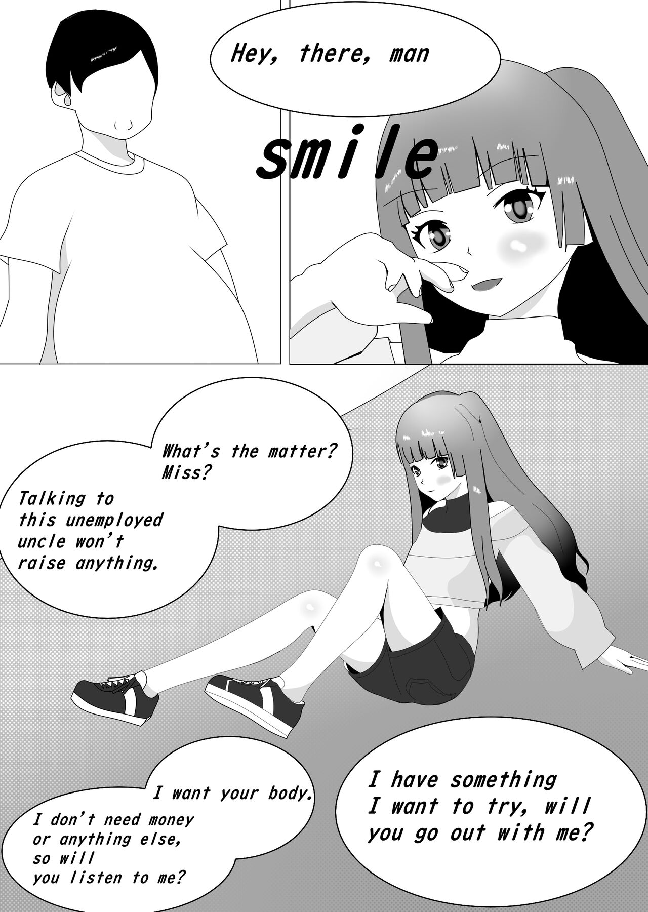 The Devil Exploits for Size page 1 full