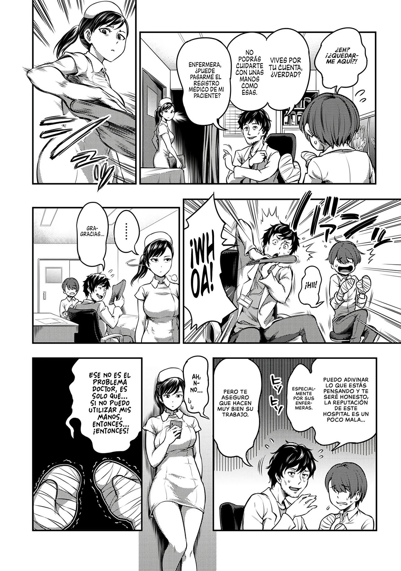 Sakusei Byoutou ~Seikaku Saiaku no Nurse shika Inai Byouin de Shasei Kanri Seikatsu~ Dai Ichi Shou + Dai Ni Shou page 4 full