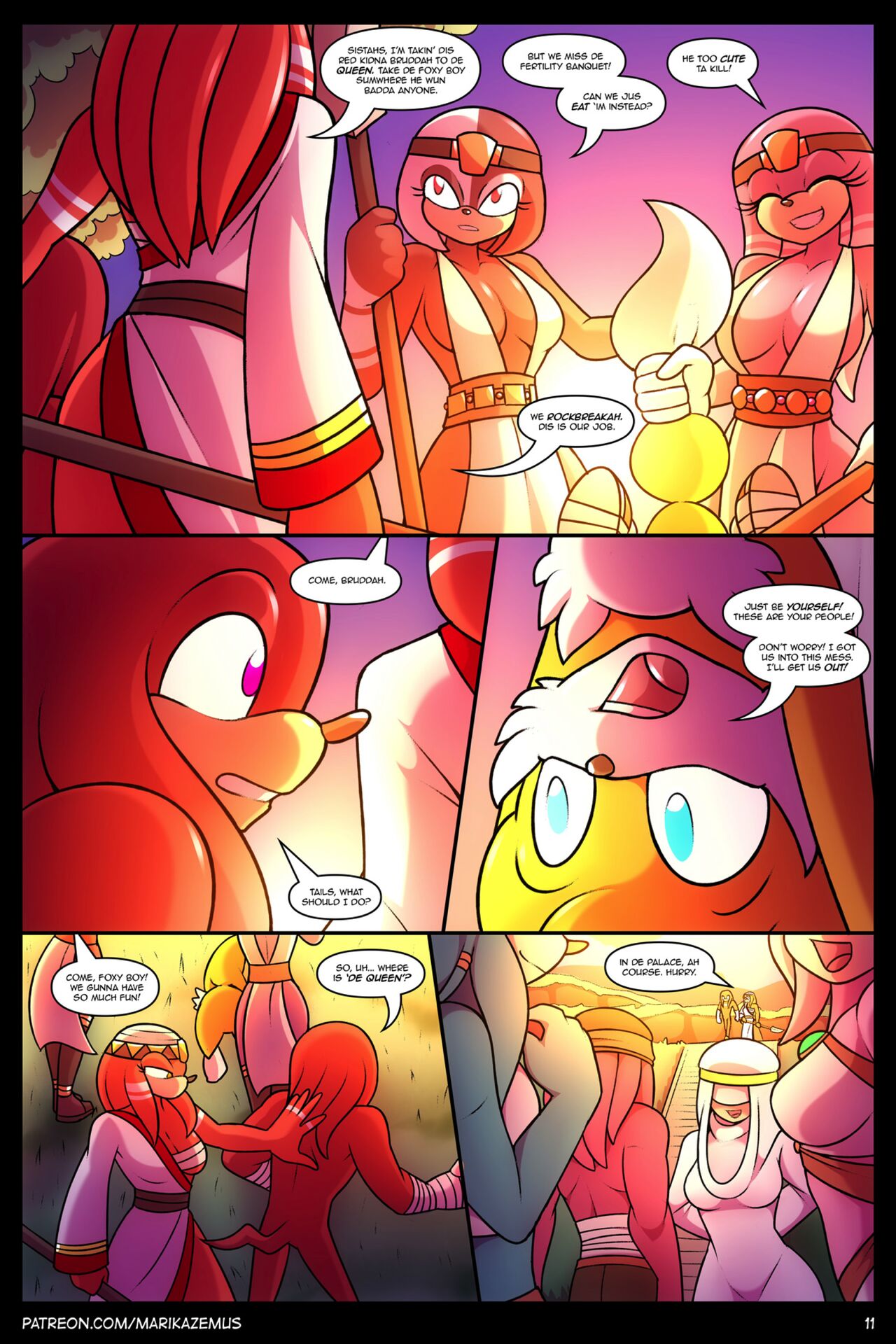 Sonic Boom: Echidna Nights page 11 full