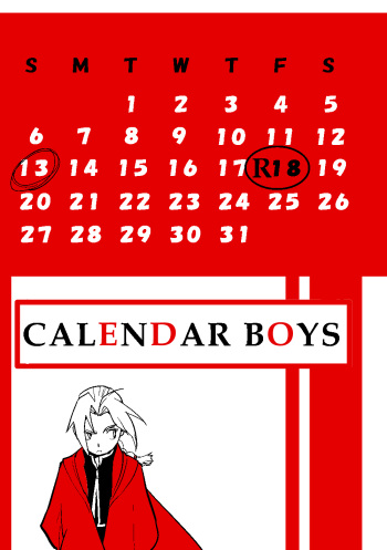 [CUCUMIS (Uri Kurage)] Calendar Boys (Fullmetal Alchemist) [Digital] cover