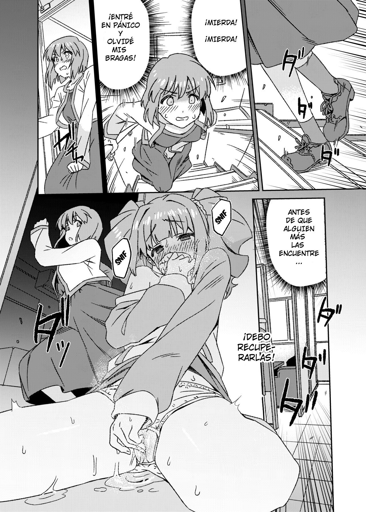 Yuki Chinpo Futanari Yukiho no Nioi de Yayoi ga Trip shichau Hon page 8 full