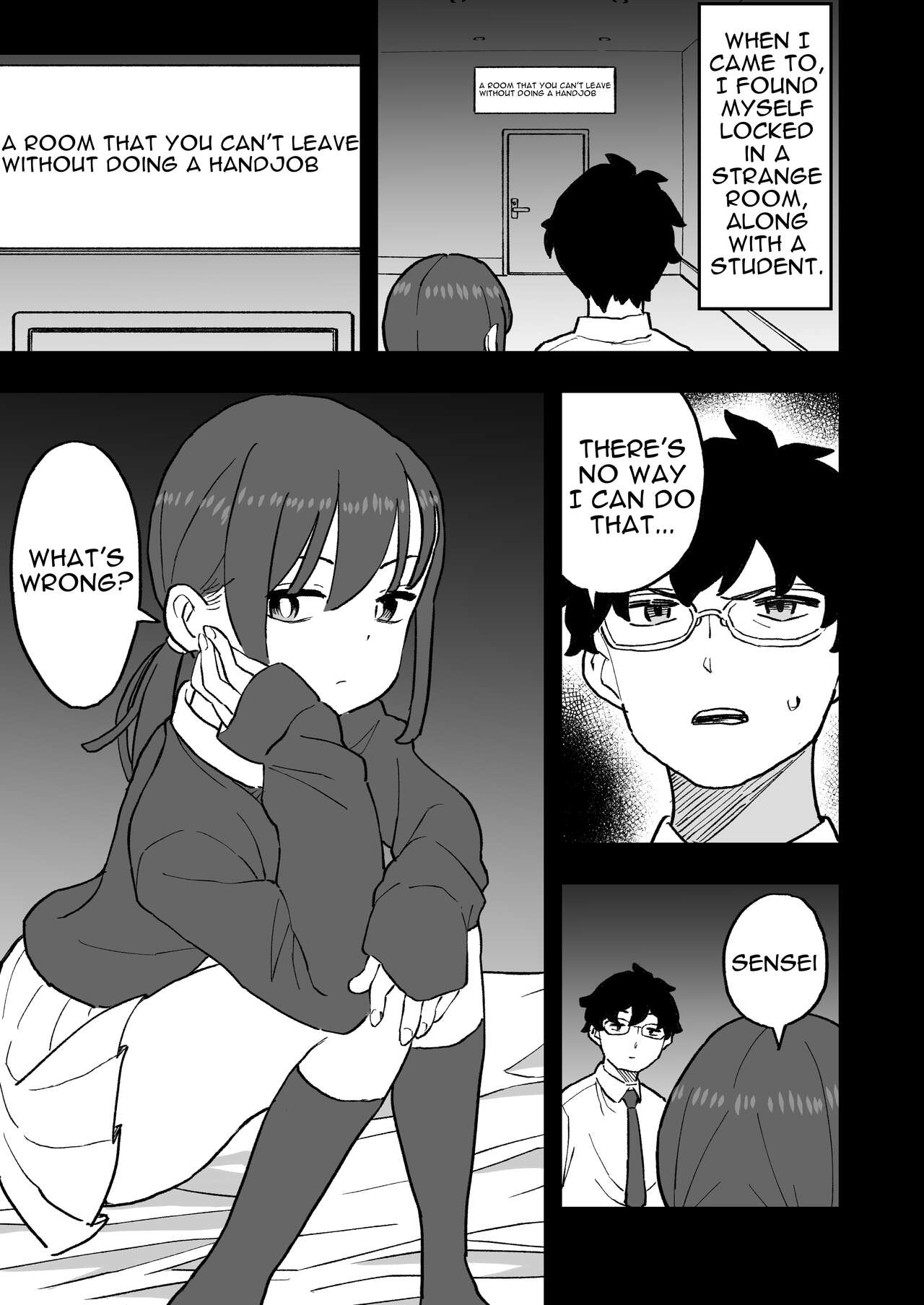 A Story About Being Locked In a Room Where You Can't Leave Unless I Do Perverted Stuff With My Apathetic, Boyfriend-Having Student page 3 full