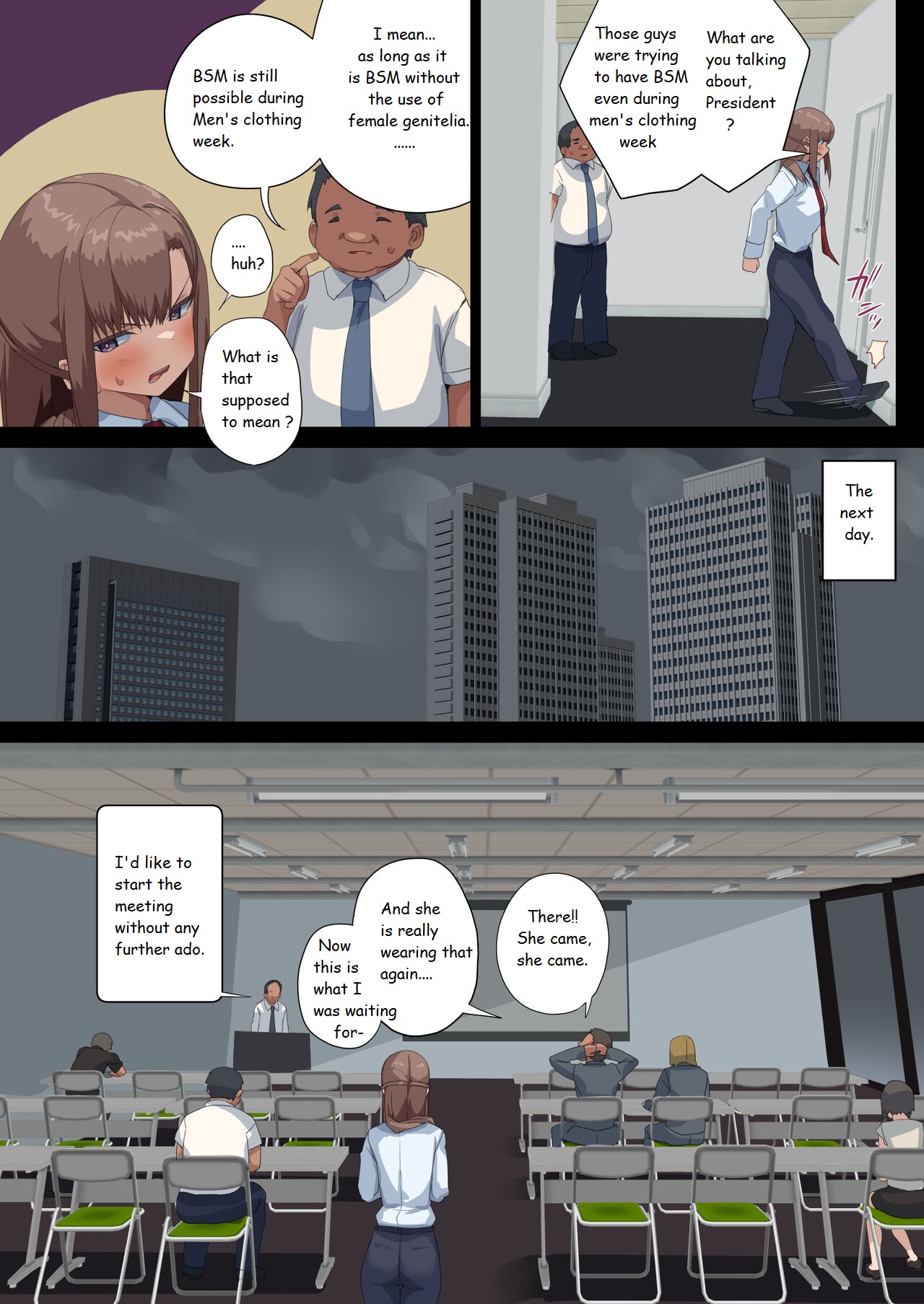 Business Sex Manners: Men's Wear Week Anal Special Onikawa Edition page 10 full