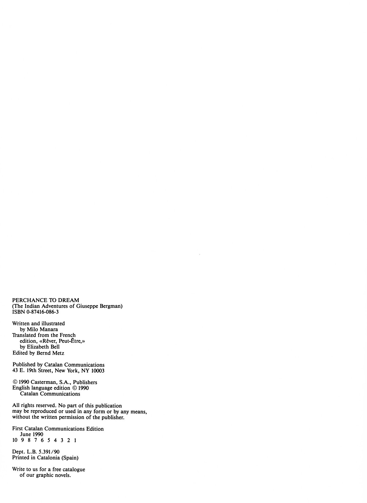 Perchance To Dream - The Indian Adventures of Giuseppe Bergman page 4 full