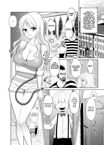 [Samotorake (Akira)] Nami ga Kanemochi no Gaki to Torihiki (One Piece) [English] {Hennojin} [Decensored] cover