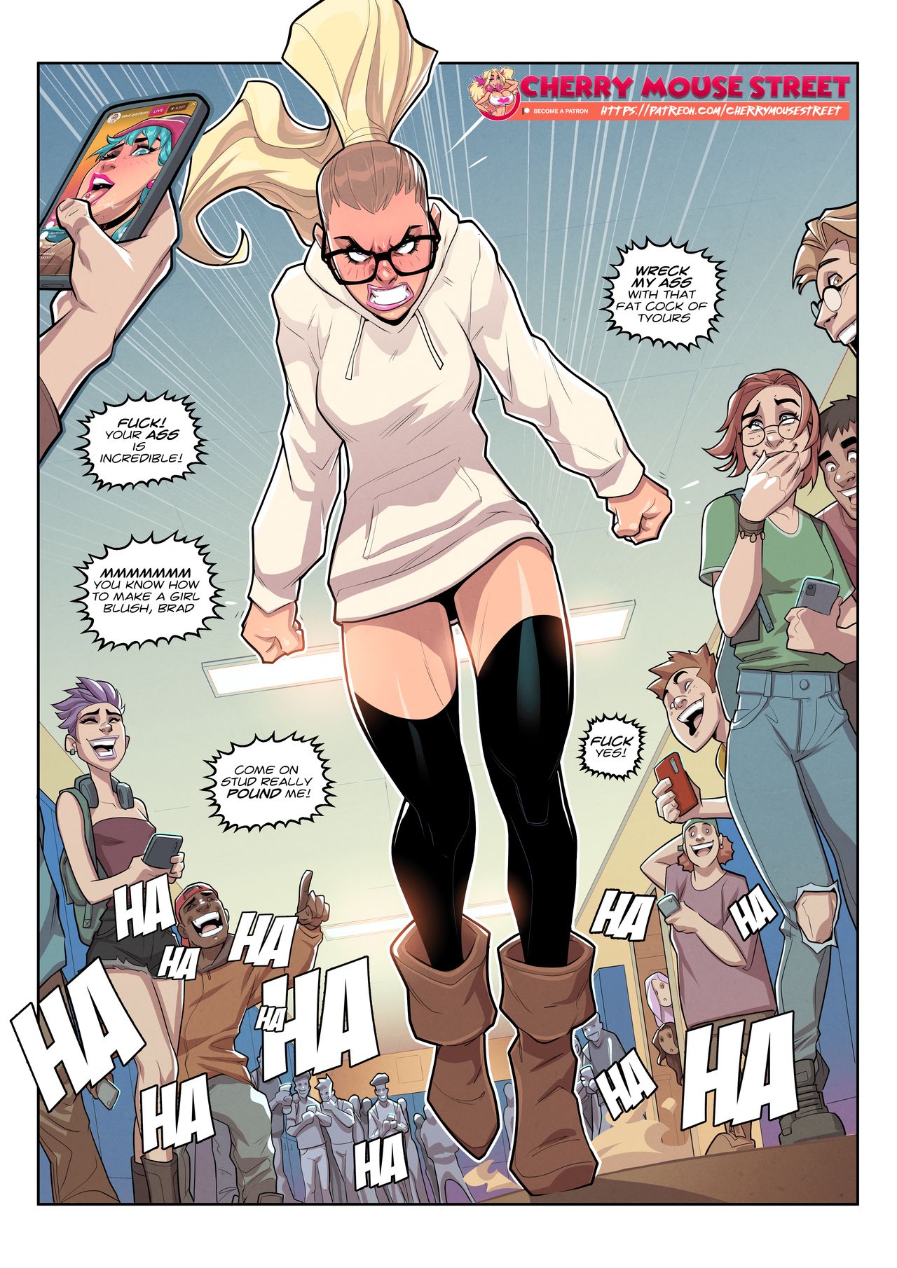 Fanny #01: Bad Cheerleader page 10 full