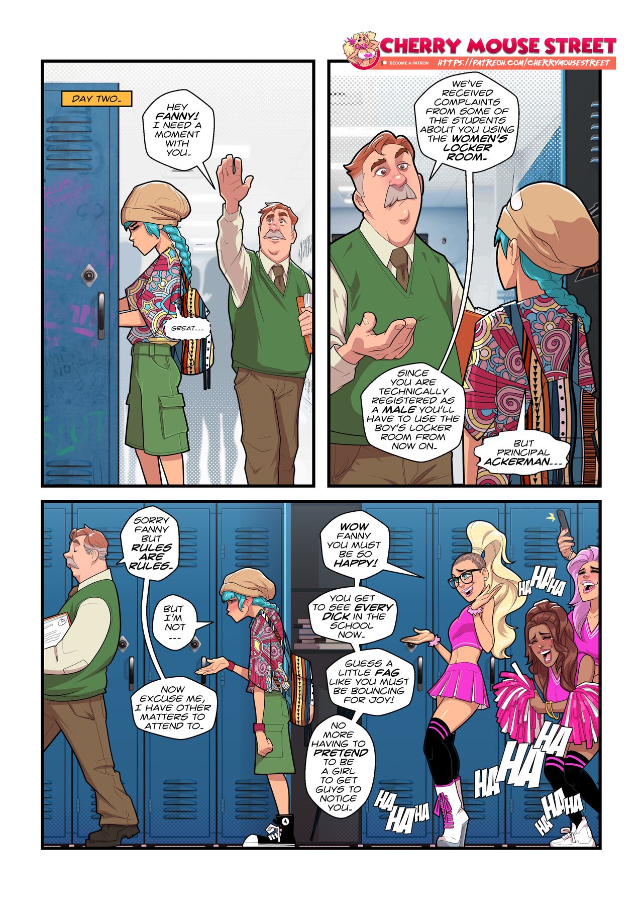 Fanny #01: Bad Cheerleader page 3 full