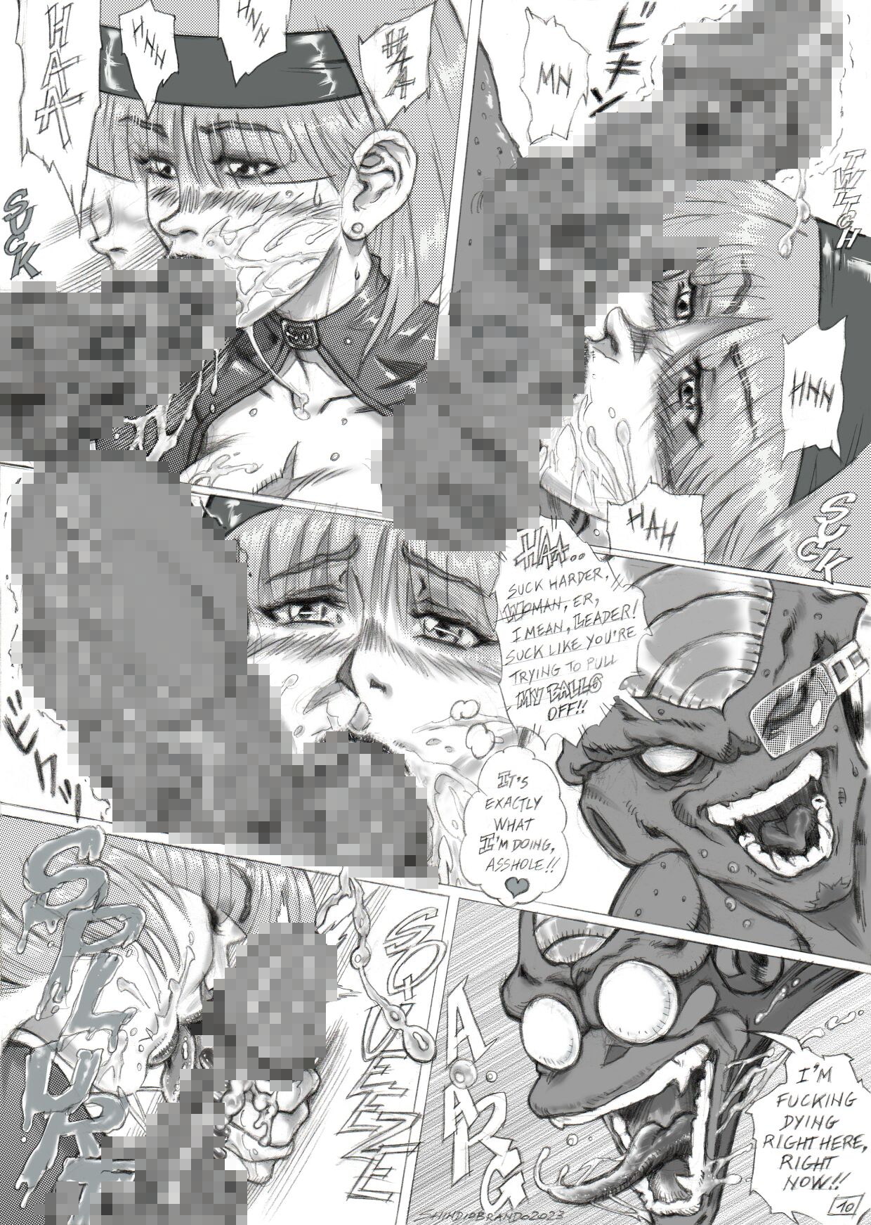 Bulma VS. The Ginyu Force page 11 full