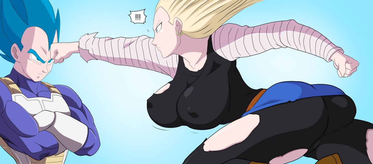 Vegeta VS Android 18 page 11 full